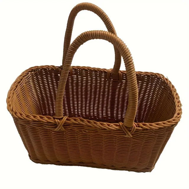 Handwoven wicker basket - Decorative and practical basket for your home