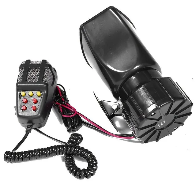 Car Safety Hooker 60W 110dB - Siren, Alarm, Microphone, Speaker © Emergency Amplifier