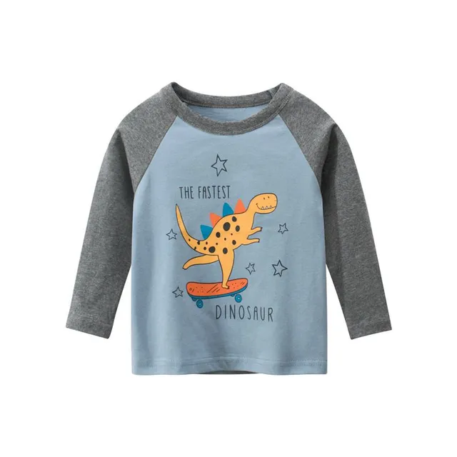 Boys cotton shirt with dinosaur