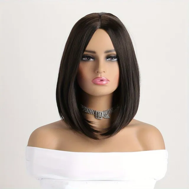 Short straight wig Bob - synthetic wig - ideal for beginners - heat resistant