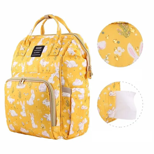 Multifunctional diaper backpack