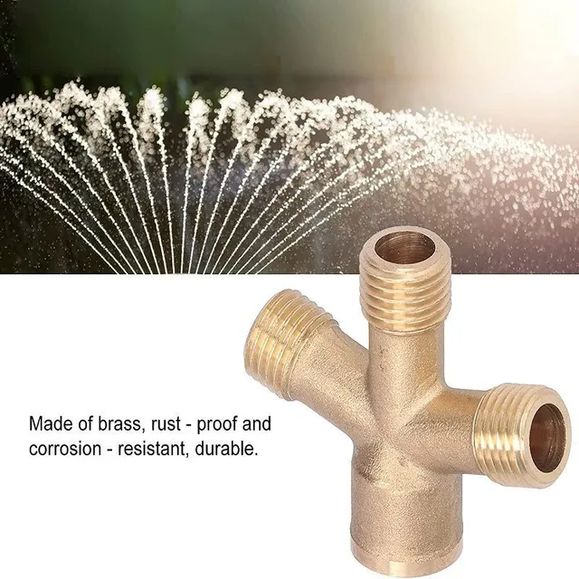 4-way cross-connect hose divider