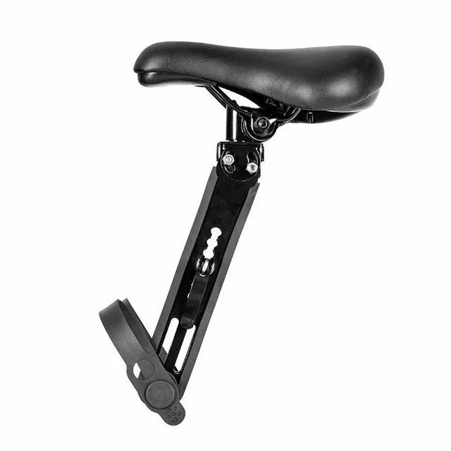 Child-adjustable bicycle seat and handlebars for mountain bike