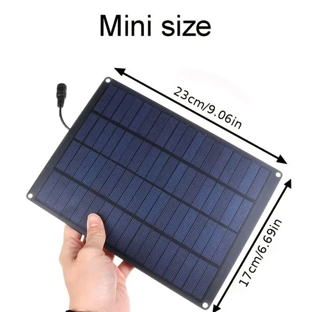 Panou solar 12V/18V cu clemă și panouri solare de 20A