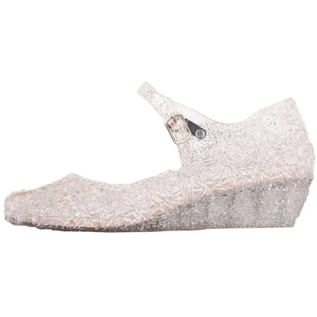 Children's princess sandals with glitter