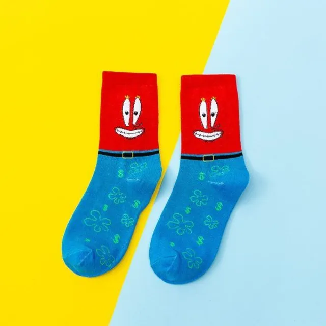 Unisex Spongebob socks