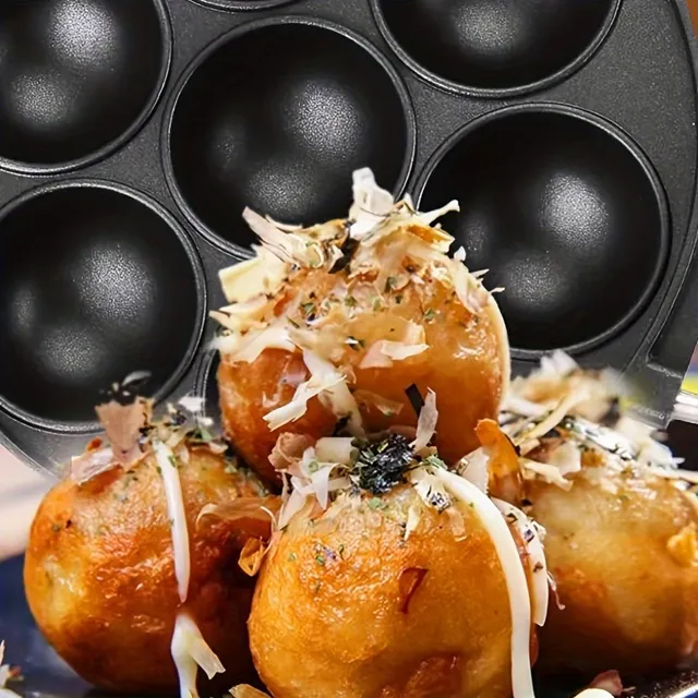 Aluminium pan for takoyaki - 7 holes for perfect balls