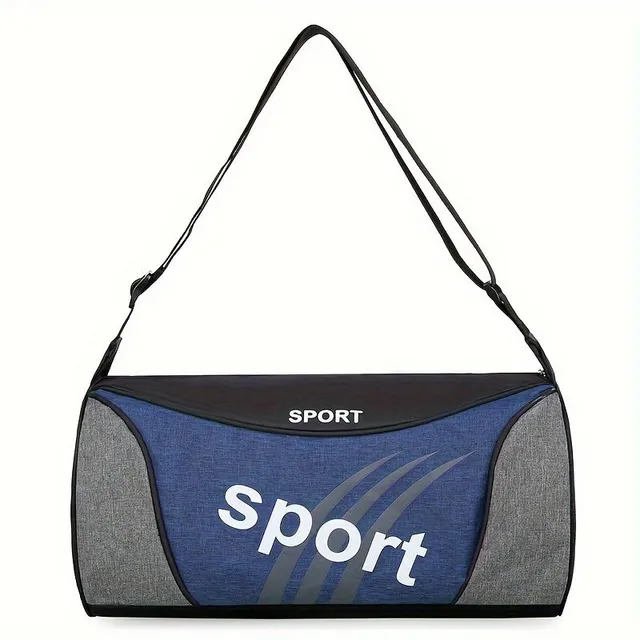 Lightweight sports bag over shoulder made of nylon - practical and durable bag for travel, fitness and leisure