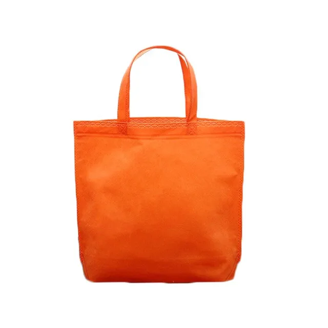 Handy single color shopping bag without printing made of durable material Lew