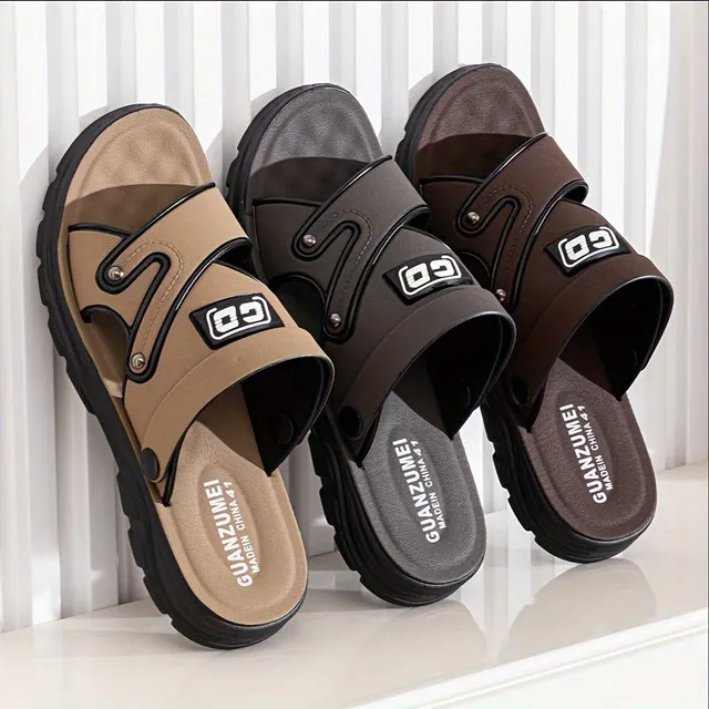 Men's Letters Design Comfortable Sandals