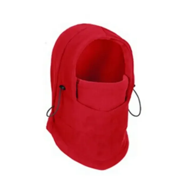 Polar fleece hood with hood informal cap heat heater