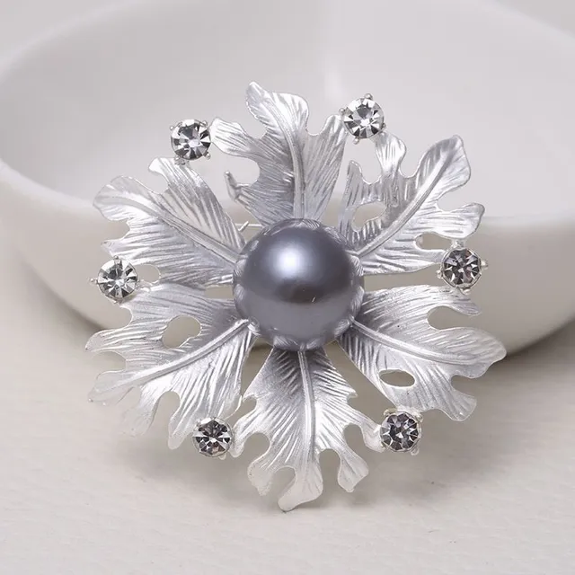 Luxury artistic ball brooch Sylviane