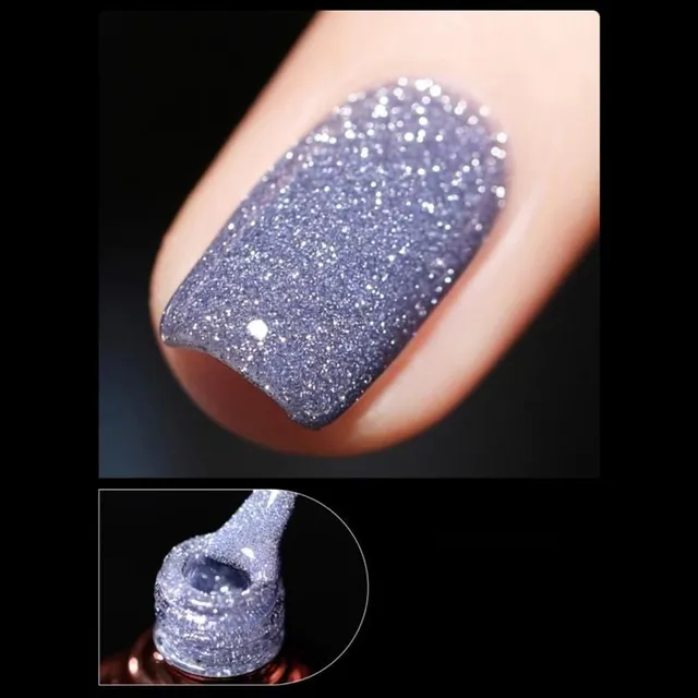 Luxury glitter nail polish for a perfect salon manicure - several colours Christos