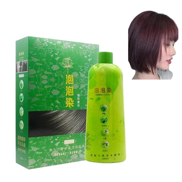 Hair dye shampoo Hair color Washable hair color 500 ml For all hair types