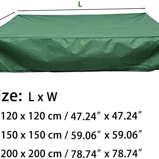 Square dustproof protection Beach Sandbox Canopy Waterproof sandbox Pool Cover