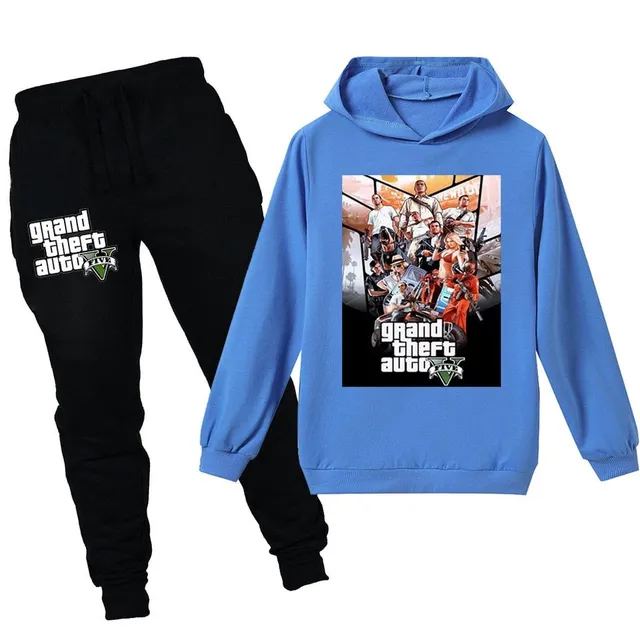 Kids tracksuit with GTA V print