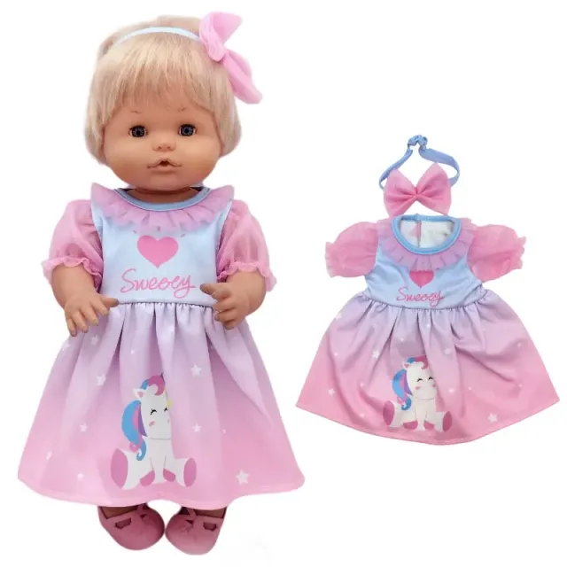 Roztomilé oblečenie pre detské vlasy bábika veľkosti 40 cm - Viac variantov