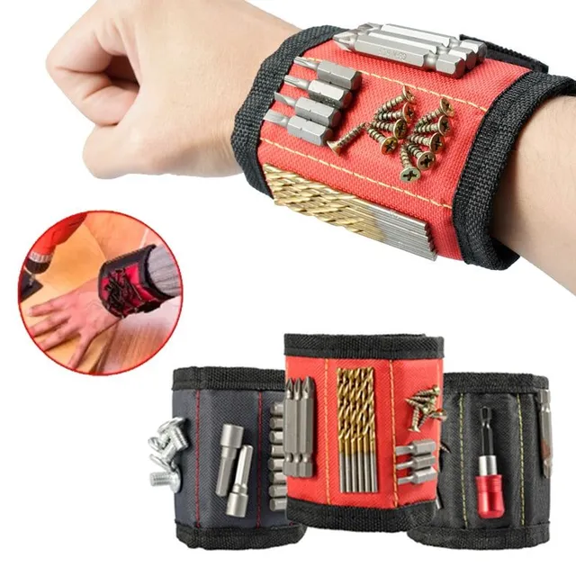 New Strong Magnetic Wristband Portable Tool Bag for Screws Nails Nuts Screws Drill Bit Repair Kit Organizer Storage