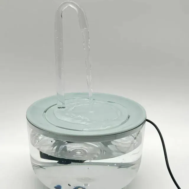 Automatic cat fountain for drinking with USB filter, electric, quiet bowl for drinking for pets