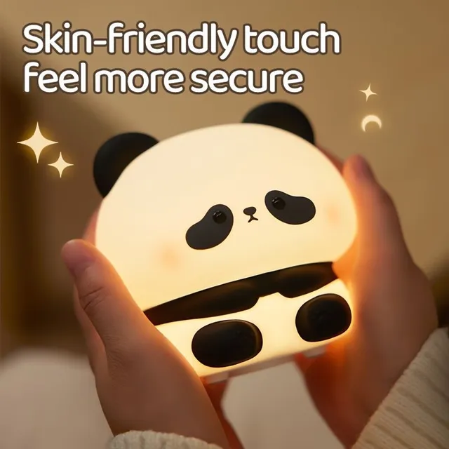 Night panda lamp - soft light for quiet sleep