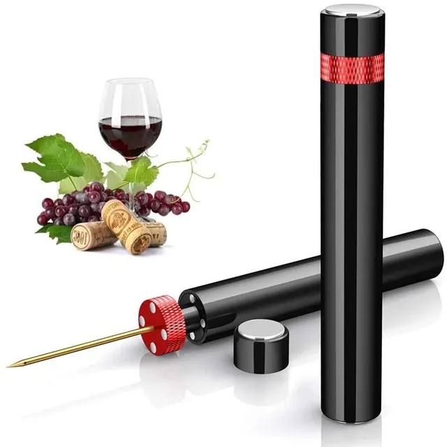 Deschizător de sticle de vin cu pompă de aer, Clește de transfer sigur din oțel inoxidabil, Îndepărtător de dopuri cu presiune aeriană, Deschizător de sticle de vin, Unelte de bucătărie, Accesorii de bar