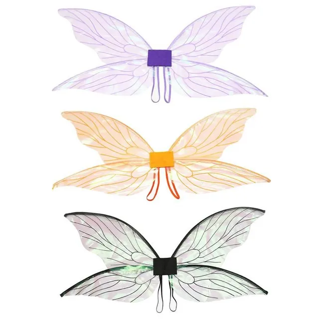 Children's stylish butterfly wings with elastic band - various colours