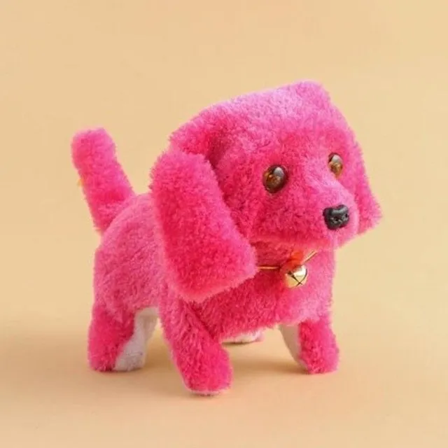 Chien en peluche marcheur