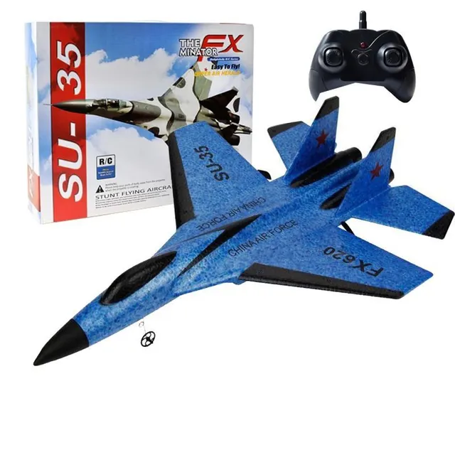 Plastic foam plane with remote control