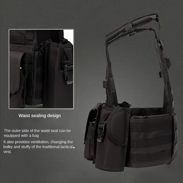 Tactical hunting vest: Ammo, Airsoft, Paintball - Maximum equipment