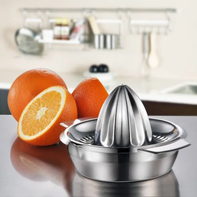 Stainless steel citrus press