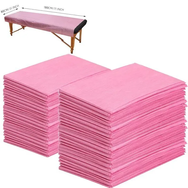 Disposable sanitary pads for massage table