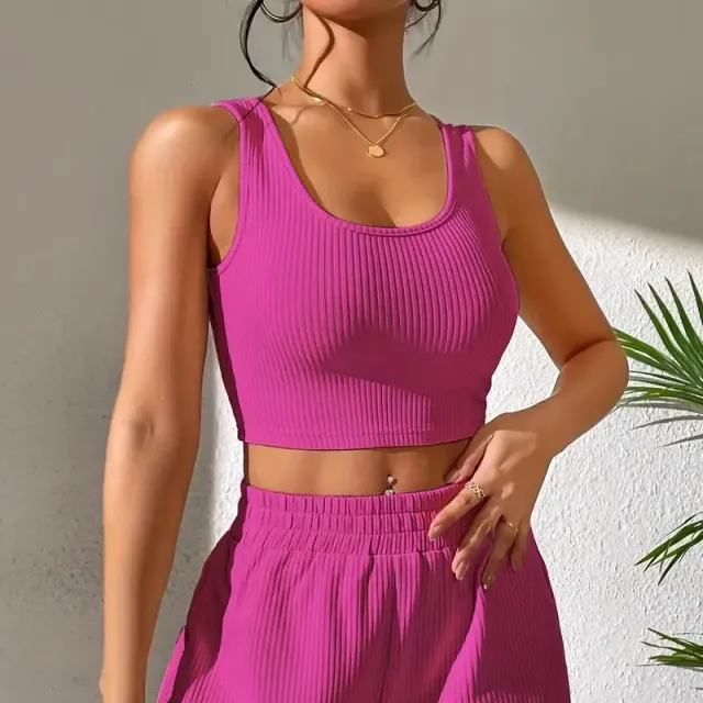 Top and Shorts Two-piece Set