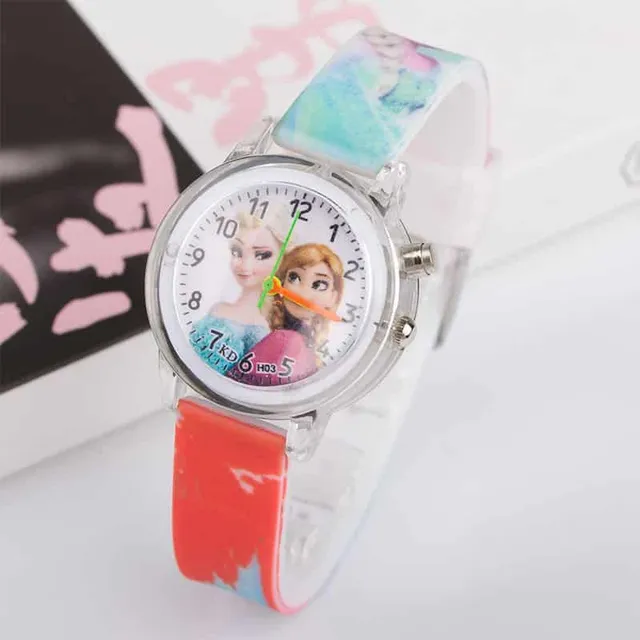 Girls wrist watch | Ice Kingdom lighten-orange