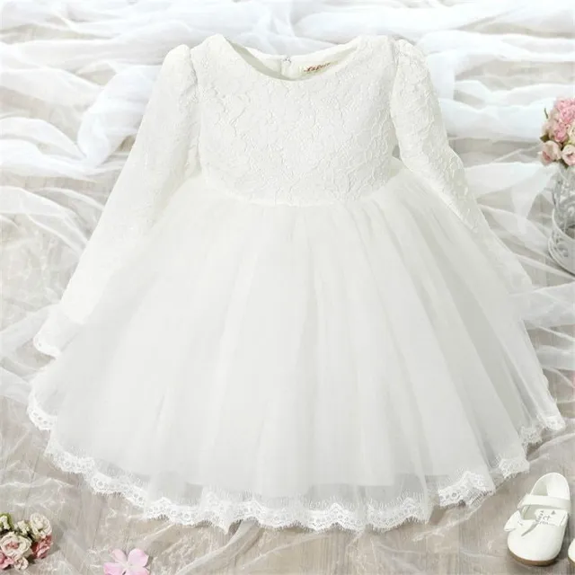 Girls beautiful formal dress decorated with a bow