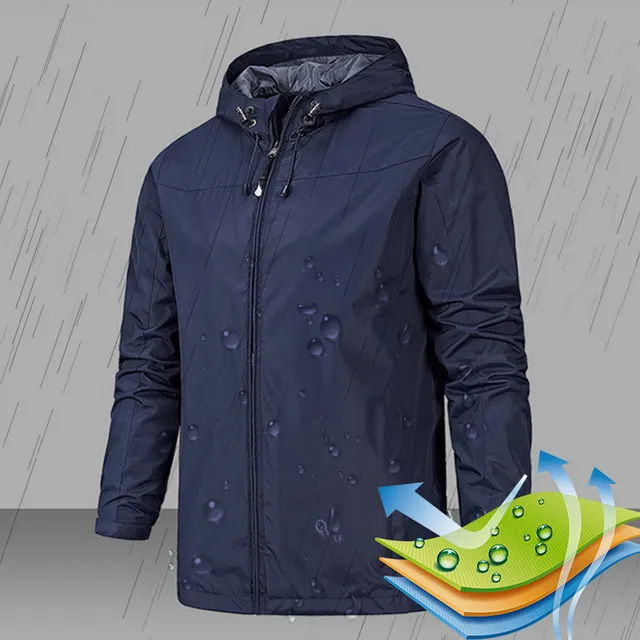 Men's modern waterproof jacket James