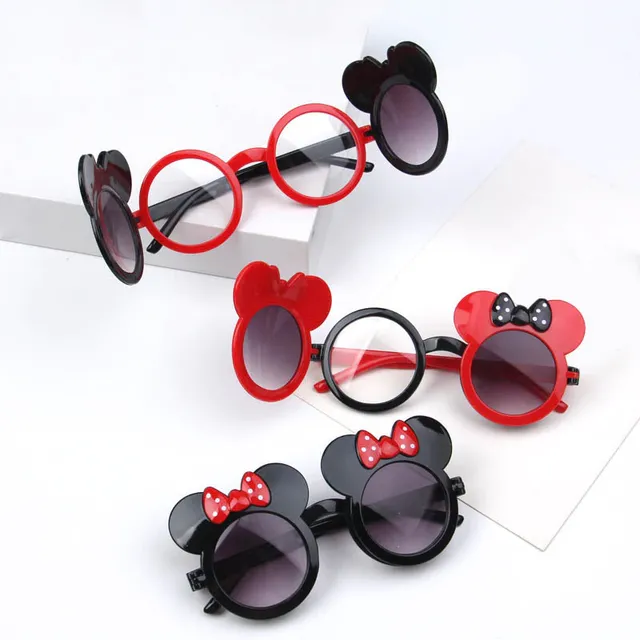 Składane okulary przeciwsłoneczne dla dzieci Mickey i Minnie