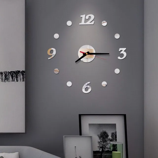 Stylish modern 3D clock