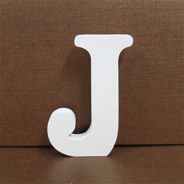 Decorative wooden letter