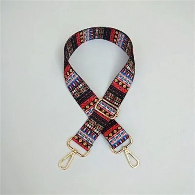 Color handbag strap to clip