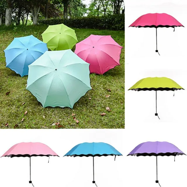 Colour waterproof umbrellas