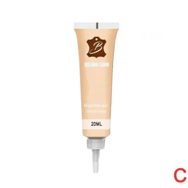 Gel de réparation de cuir 20ml pour sièges en cuir domestiques - couleur de réparation, crème de rénovation, pâte nettoyante X4P7