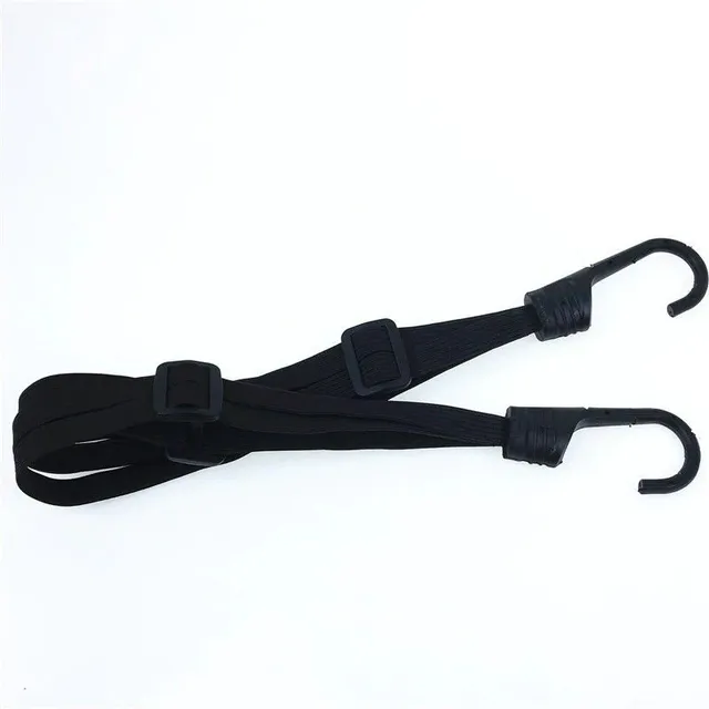 Rubber strap for helmet attachment