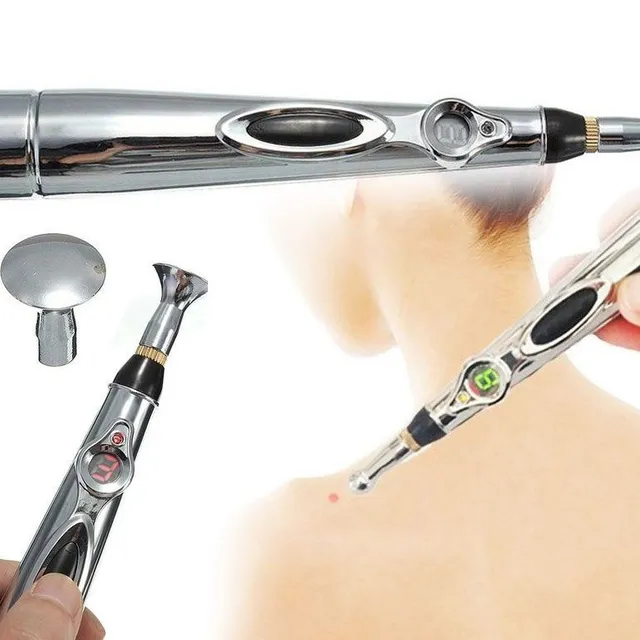 Electrostimulating massage pen - relieves acute and chronic pain
