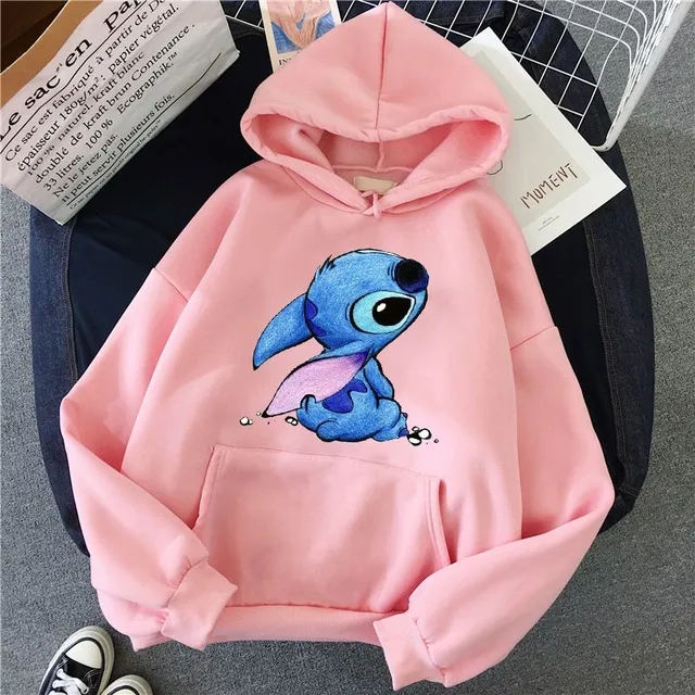 Hanorac din bumbac pentru femei Stitch