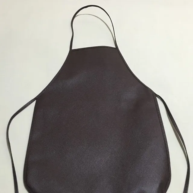 Baby waterproof single color apron Noah