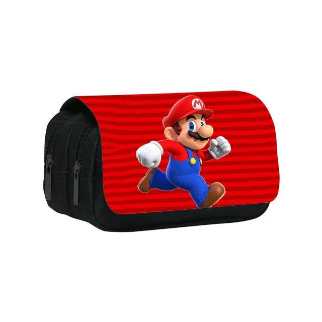 School pencil case with Super Mario motifs