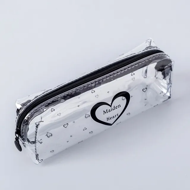 School design case for typewriters - transparent