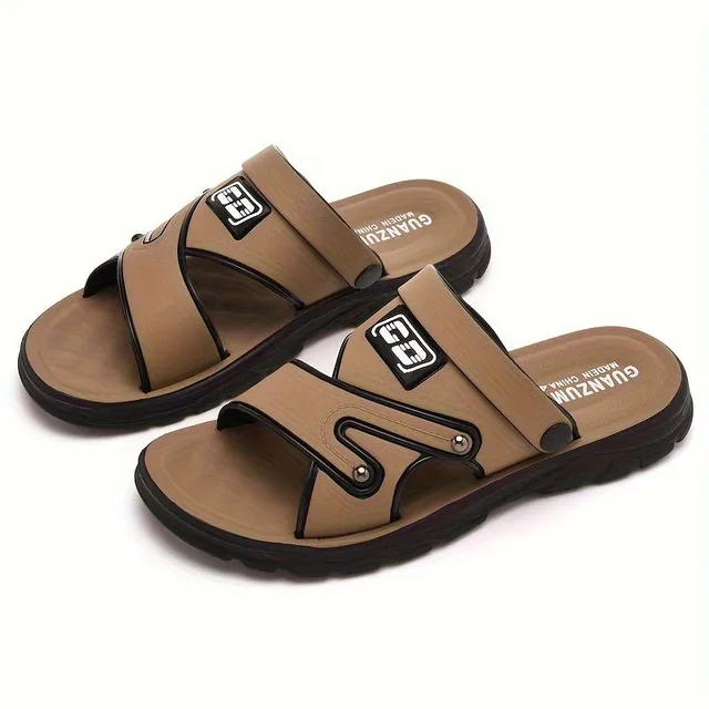 Men's Letters Design Comfortable Sandals