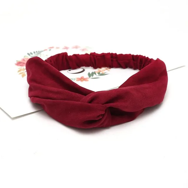 Women's headband with cross in different colours