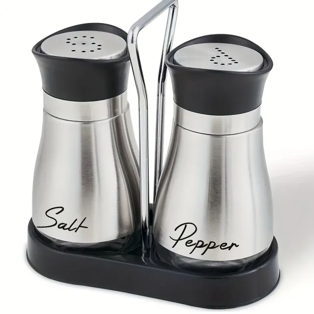 Practical salt and pepper in set 2 pieces - stylish supplement to the kitchen